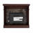 46" Electric Fireplace With Mantel-123037691