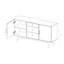 Magdalena Unfinished TV Stand for TVs up to 65"-227184832