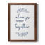 «Always Together», art textuel sur toile-61336348-61336353