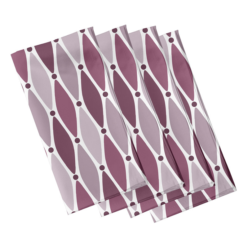 Ensemble de serviettes 4 pièces Odelina Raina, Mauve