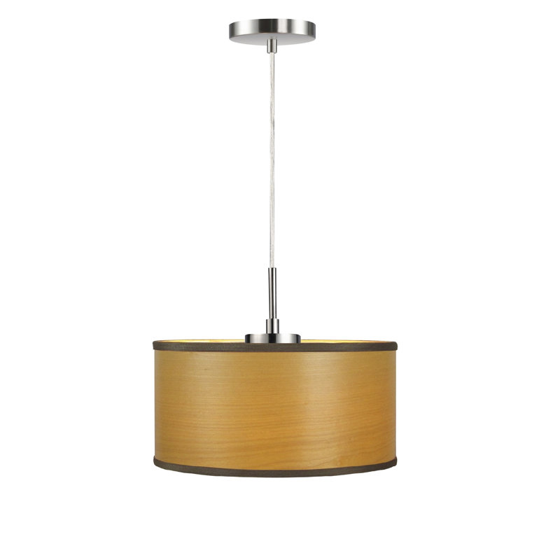Melnik 1 - Light Single Pendant, Gray, Satin Nickel