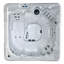 Spa carré standard en acrylique USA Spas Independence 220 volts pour 8 personnes, 50 jets et ozonateur