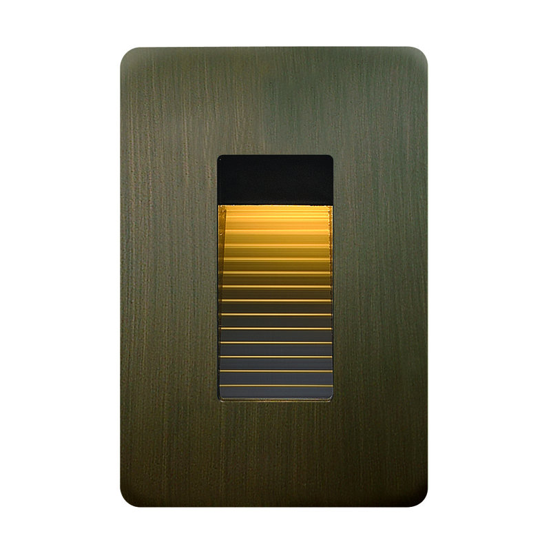 Hardy Island Luna Integrated LED Indoor/Outdoor Step Light, Matte Bronze
