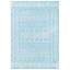 Tapis turquoise / ivoire Strobel-723828322