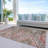Machine Washable Indoor/Outdoor Chayden ACN1091 Brown Rug-109484191