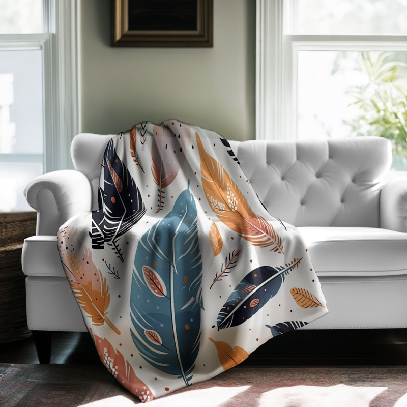 Boho Wings - 1 Piece Premium Blanket, Twin