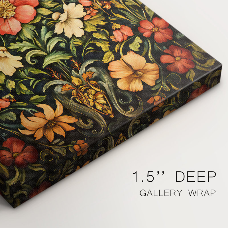 Série XXI de la collection WM-MRRIS - Toile tendue avec châssis de qualité supérieure - Prêt à être accroché