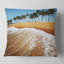 Coussin Seascape, belle plage avec rangée de palmiers-30719512-30719508