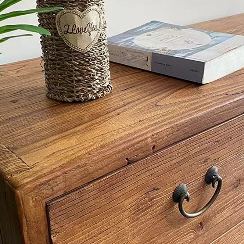 Console en bois d'orme massif