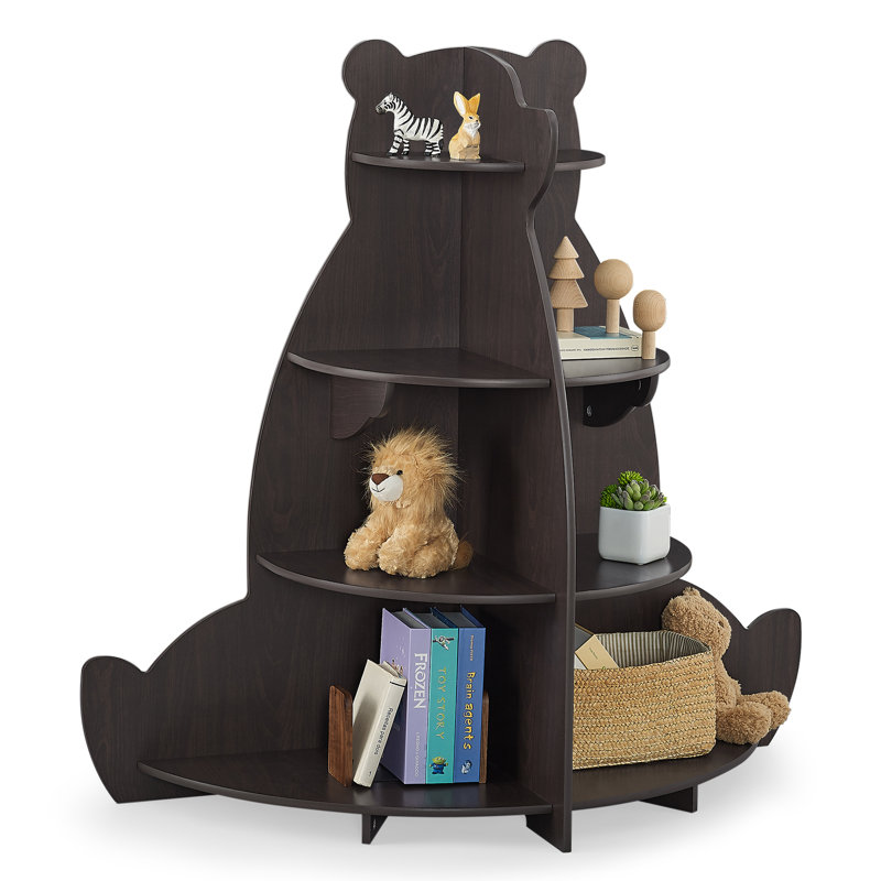 Bibliothèque pour enfant Delta - certifié Greenguard Gold, noyer artisanal