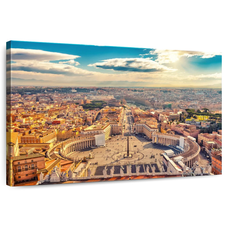 Sireci Sunny St. Peter's Square, 26" H x 39" W