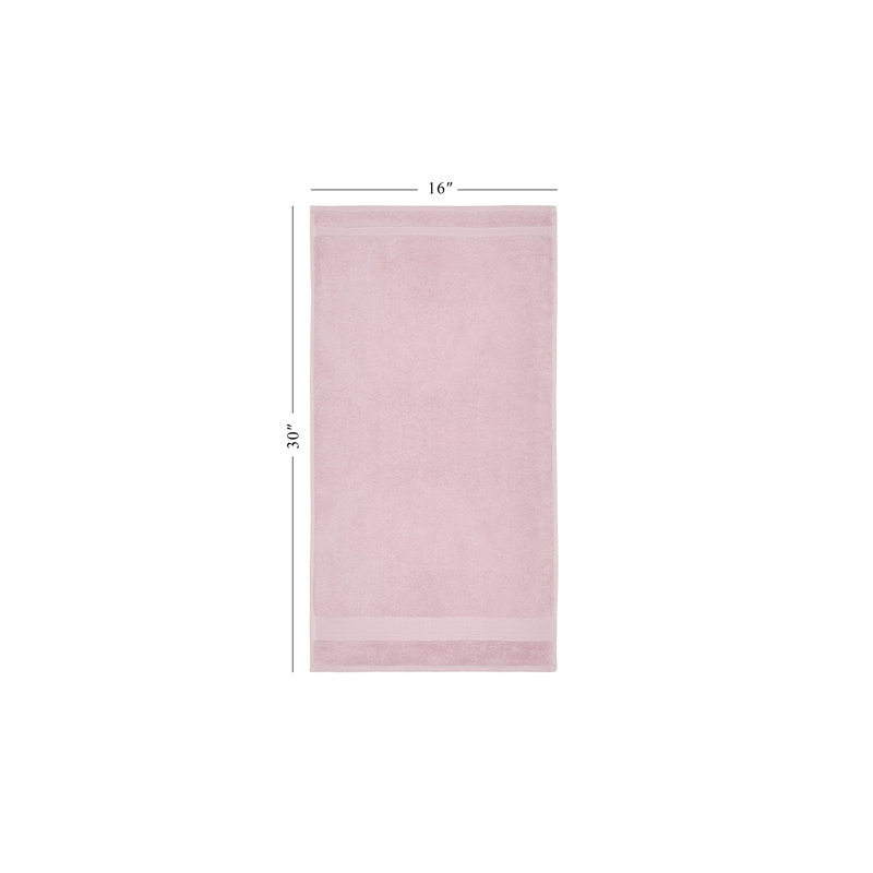 Serviette 4 pièces Ozxilek 16 x 30 575 g / m² - 100% coton turc, velours doux de luxe, séchage rapide et absorbant, résistant à la décoloration, serviette en coton confortable