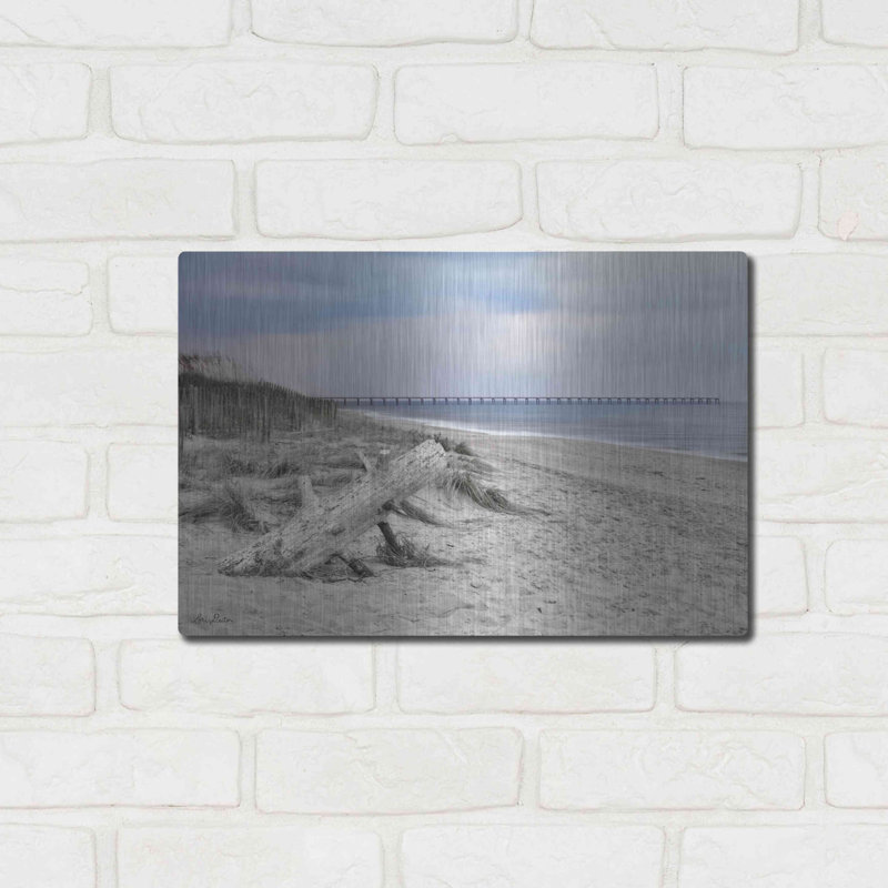 Beachcrest Home ™ «Outer Banks Beach» par Lori Deiter, art mural en métal, H 12 po x l 16 po