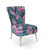 Floral Blue Polyester Blend 5 selected