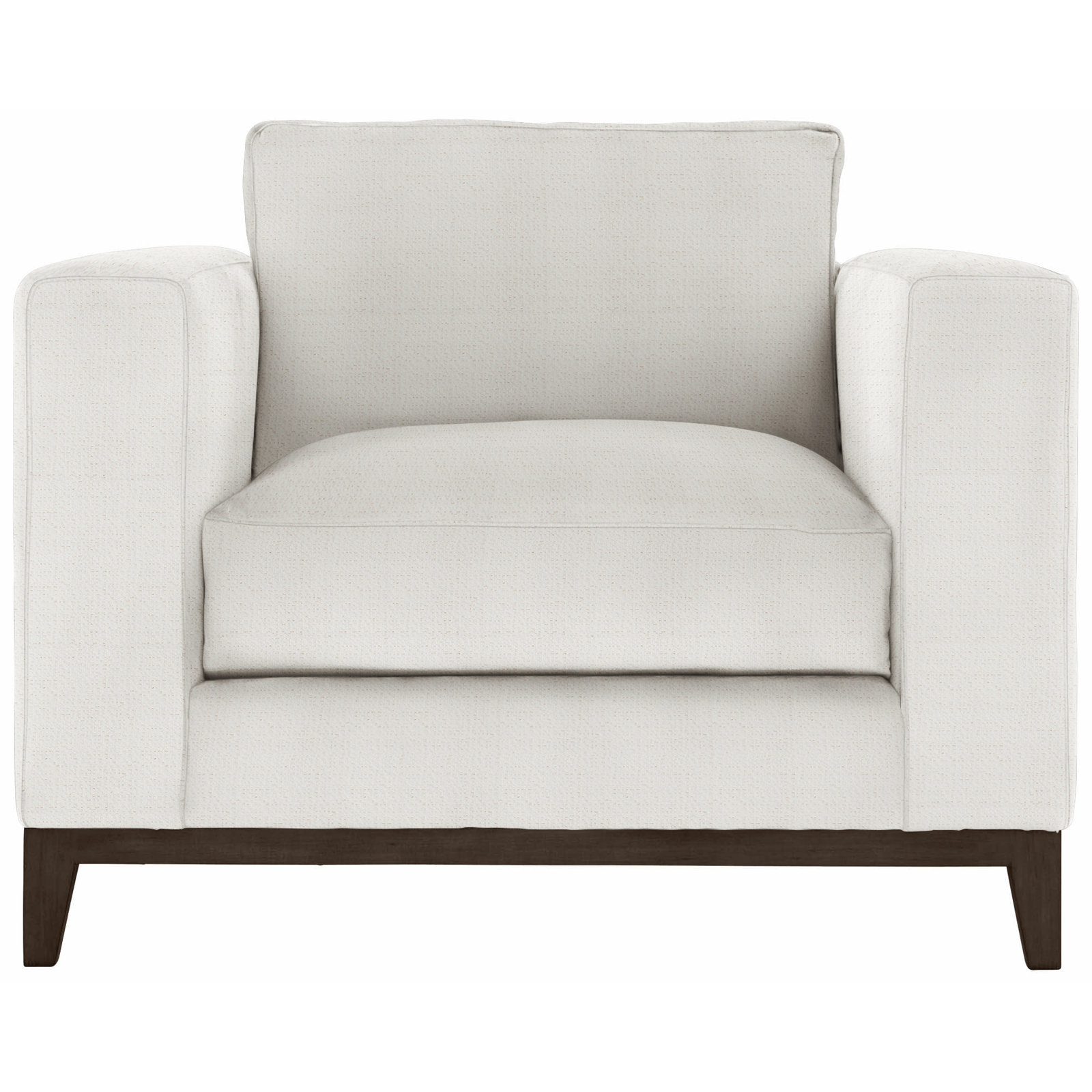 Noel 40" Wide Armchair, Dorado Snow Crypton® Chenille 5558-000, Molasses