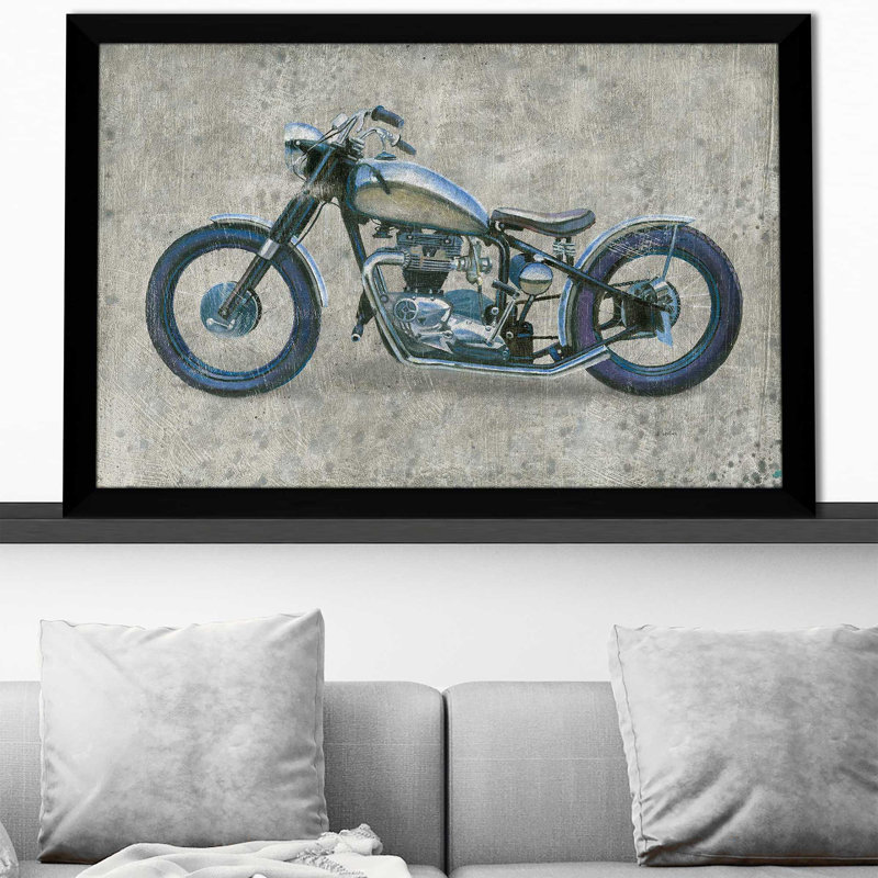 «Lets Roll II Grunge», impression, Cadre noir, H 21,5 po x l 27,5 po x P 0,75 po