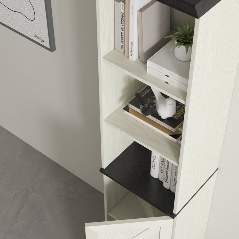 Armoire de rangement en bois, Blanc