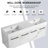 60" Bathroom Vanity with Sink, 60 Inch Floating Vanity, Double Sink Wall Mounted Vanity Combo, Modern Bathroom Vanity Set with 4 Doors and Resin Basin Sink-1010040963