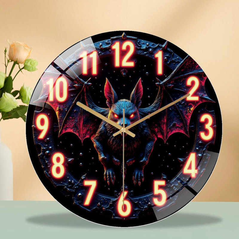 Horloge murale d'Halloween Halloween, 12 po
