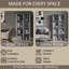 Cube Storage Unit With Open Shelving Modern Multi-Purpose Storage Organiser for Living Room Bedroom & Office-1435571836