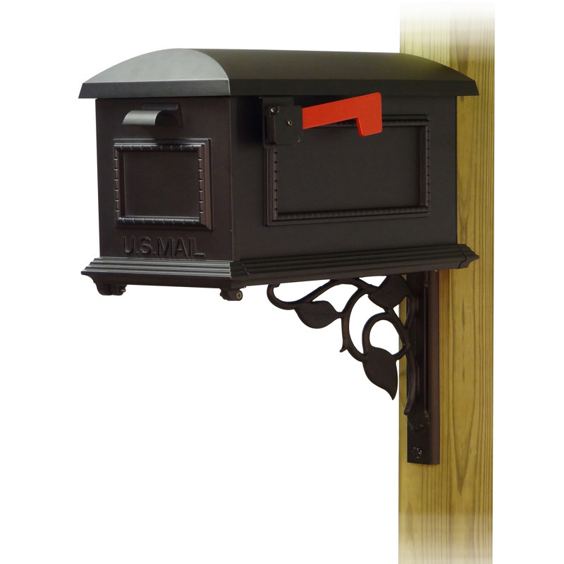 Aluminum Post Mounted Mailbox