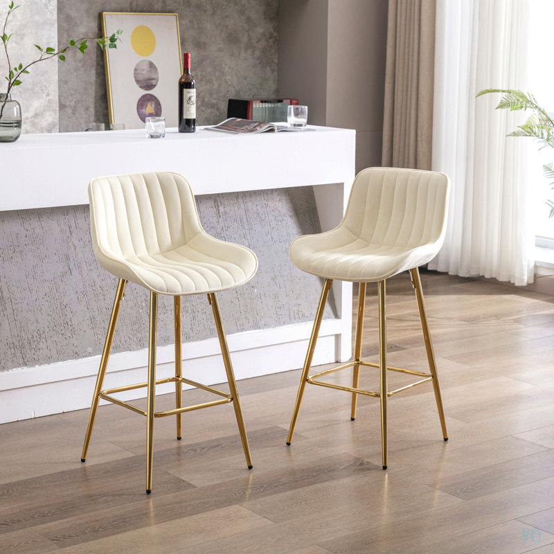 Ensemble de 26 tabourets de bar 26 po avec repose-pieds chromé