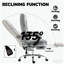 Fauteuil inclinable chauffant, fauteuil de bureau de massage à hauteur réglable, repose-pieds-2002574130