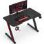 Ergonomic Black Gaming Desk PC Computer Desk Home Office With Headphone Hook-422233743-532484068