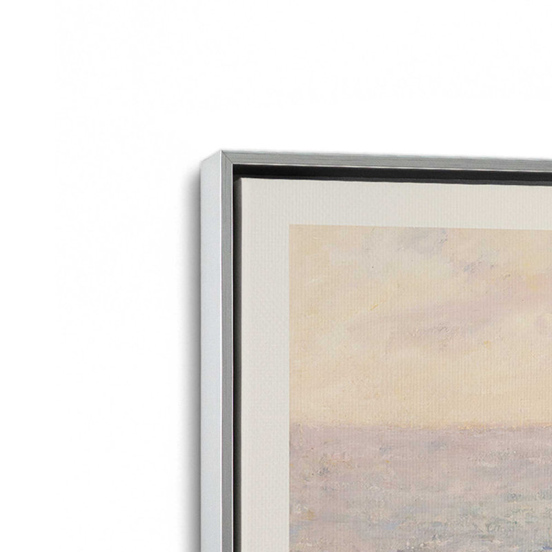 Monet, affiche I par Wild Apple Portfolio, reproduction d'art, L 12 po x H 18 po, Argent, Toile avec cadre