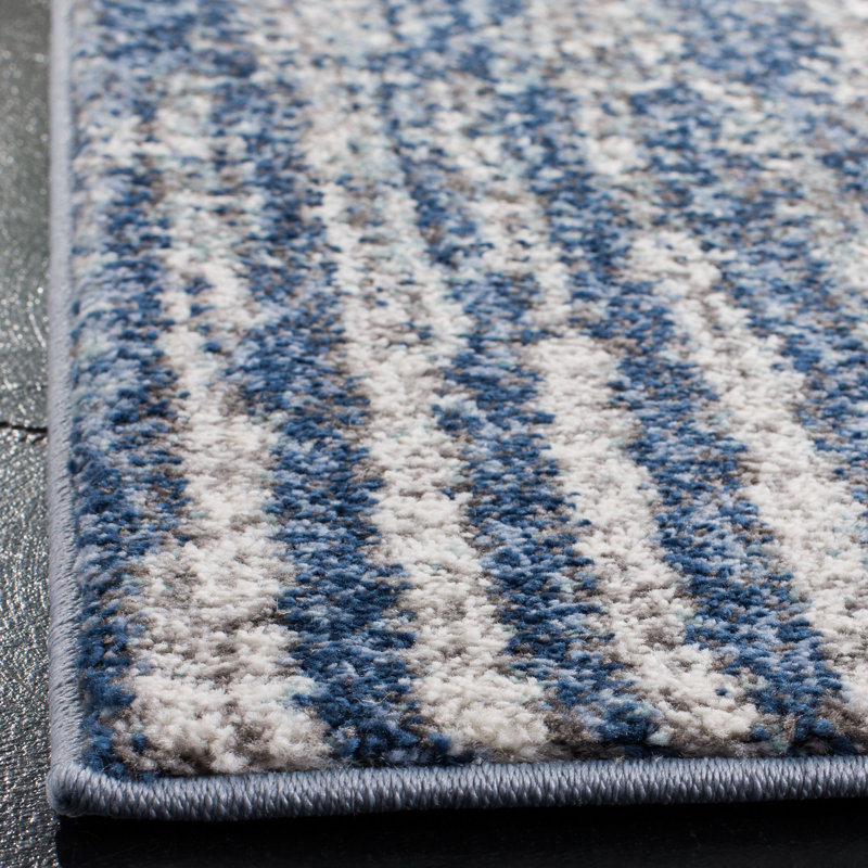 Tapis abstrait Katzer Performance, Carré 5 pi 3 po