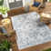 Kiedis Blue Machine Washable Area Rug