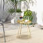 Table d'appoint en acier inoxydable Gurtrude-2044077492