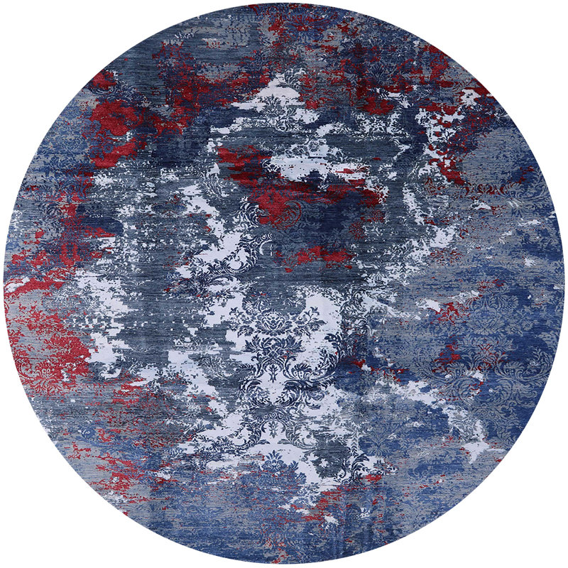 Tapis multicolore, Rond 8 pi