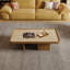 Table basse 51,5 po Mid-Century Modern, Travertin