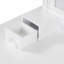 Meuble-lavabo de 44,4 po avec grand miroir ajustable
