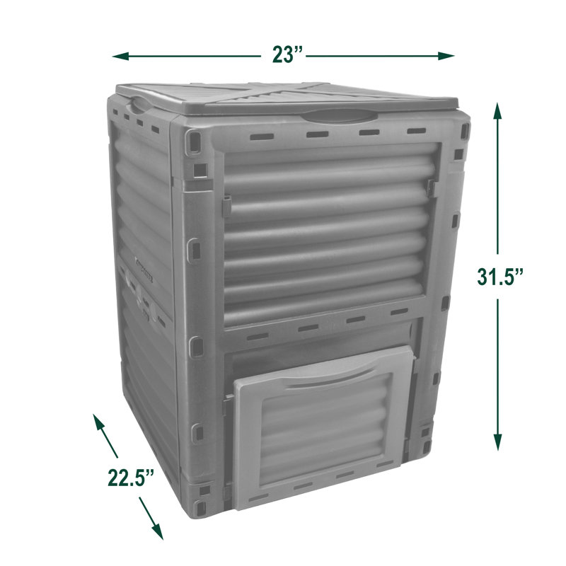 80 Gallons Plastic Outdoor Stationary Composter