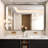 Cozy Design Tempered Glass Framed Wall-Mounted Bathroom Vanity Mirror-102799395-102799396-102799397
