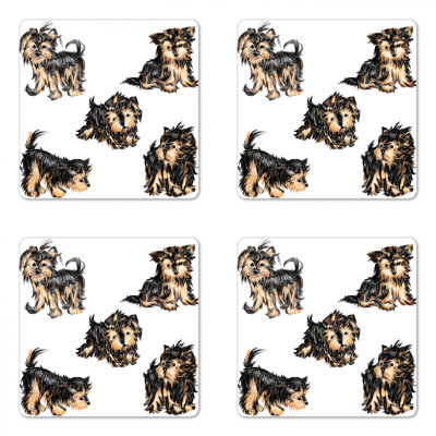 Square 4 Piece Coaster Set
