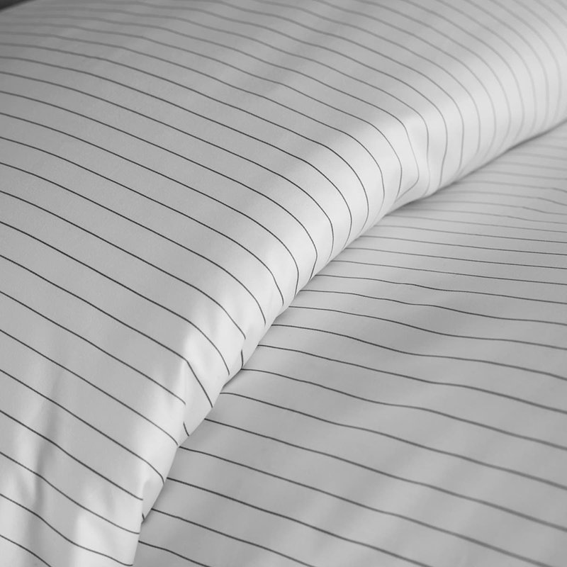 Ensemble de housse de couette 3 pièces, Brume argentée, Housse de couette grand et 2 taies d'oreiller stan
