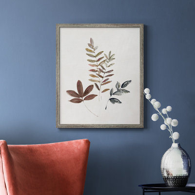 Autumn Leaves II Premium Framed Canvas - Ready to Hang
