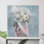 «Cover in Flowers», reproduction d'art graphique sur toile tendue