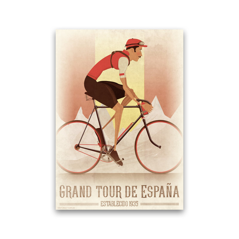 Vint Spanish Tour - Print, No Framed, 84cm H x 60cm W x 1cm D