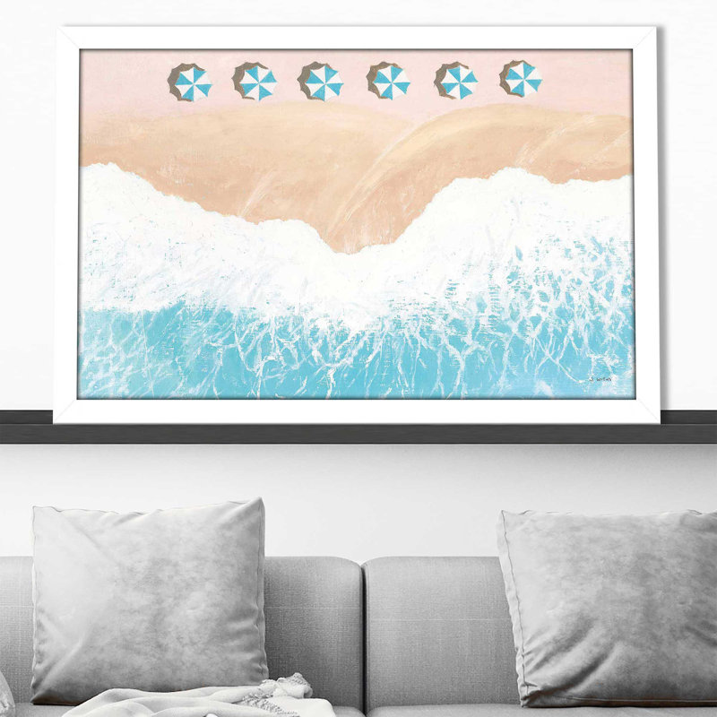 Vue du ciel II - photographie, Cadre blanc, H 21,5 po x l 27,5 po x P 0,75 po