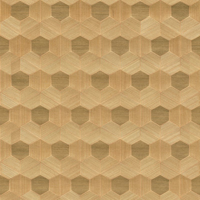 Loom Geometric Grass Cloth Wallpaper Roll