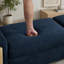 Banc de rangement moderne rembourré avec tissu chenille et pieds en bois d'hévéa-1181202645-1181202651