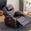 Fauteuil inclinable électrique en cuir avec chauffage et massage Buchs-19292911