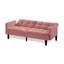 Velvet Futon Couch-617173936