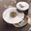 Modern simple round rock table combination-107393340