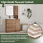 Meuble-lavabo simple 36 po avec plateau en résine et rangement flottant