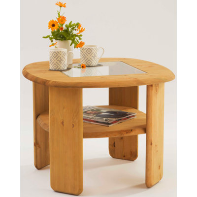 Brincken Solid Wood Solid Wood Coffee Table with Storage